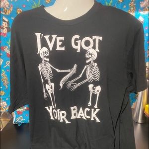 I’ve got your back skeleton T shirt Size 2XL